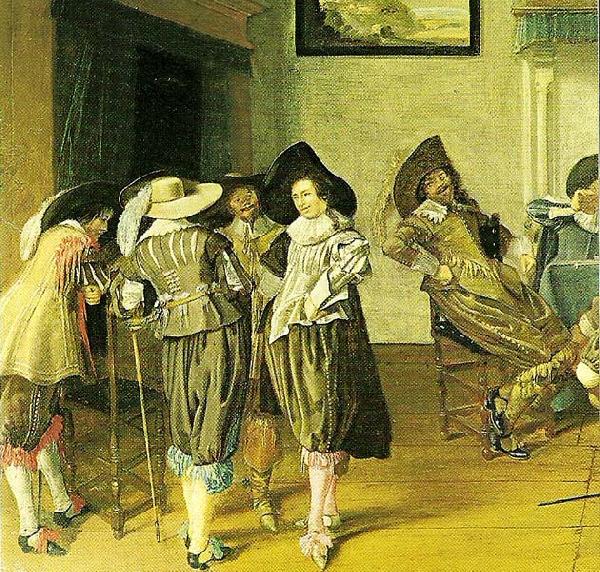 Dirck Hals meeting in an inn, c oil painting picture